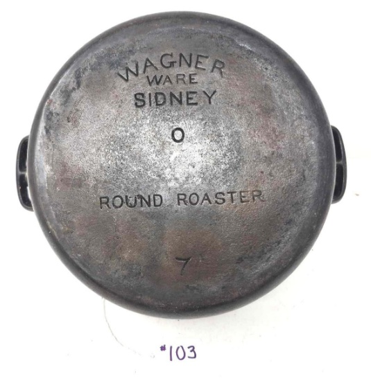No.7 Wagner Ware Round Roaster
