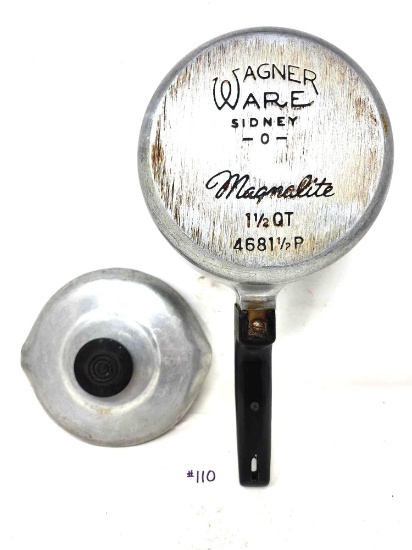 Wagner Ware Magnalite 1 1/2 QT Sauce Pan W/Lid