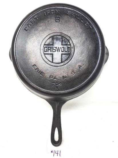Griswold No.8 Skillet W/Heatring