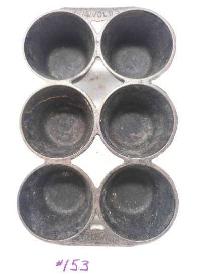 Griswold's Erie No.18 6-Cup Pop-Over Pan