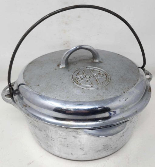 Griswold No.9 Chrome Tite Top Dutch Oven W/Lid