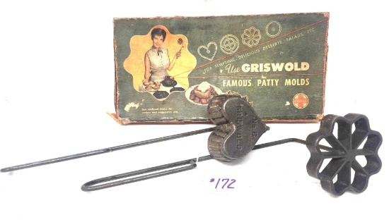 Griswold Patty Mold Set W/Box