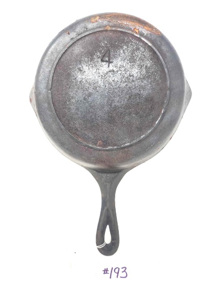 Lodge No.4 "Three Notch" Skillet