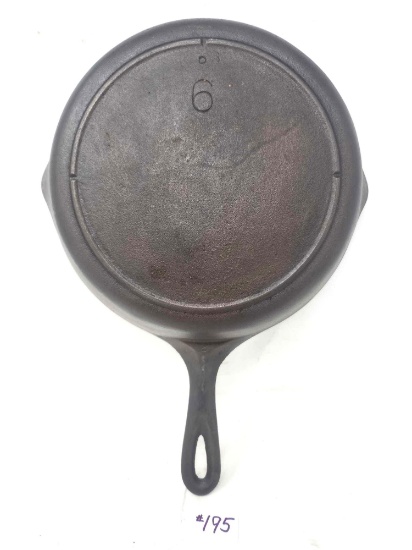 Lodge No.6 "Three Notch" Skillet