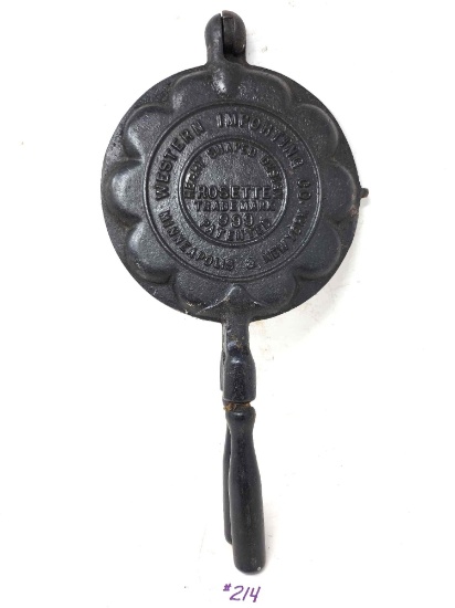 Western Importing Co. Waffle Iron (Paddle Only)