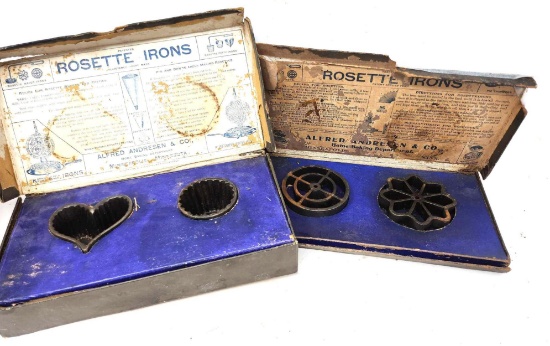 2 Alfred Andresen & Co. Rosette Irons
