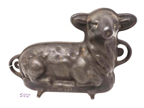 Griswold No.866 Lamb Cake Mold 921/922