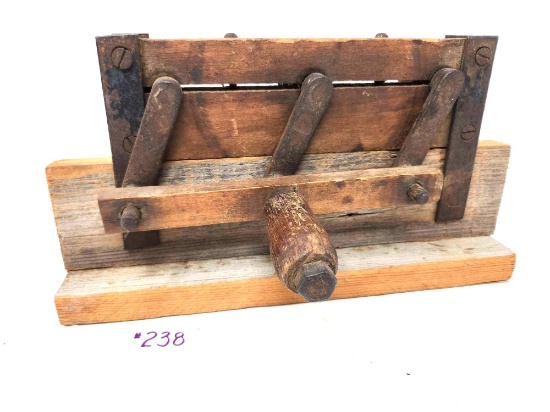 Early Primitive Rope Maker