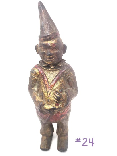 Clown Cast Iron Still Bank