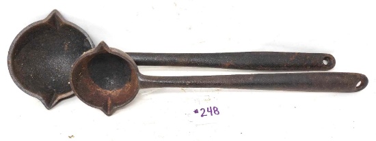 2 - Cast Iron Smelting Ladles