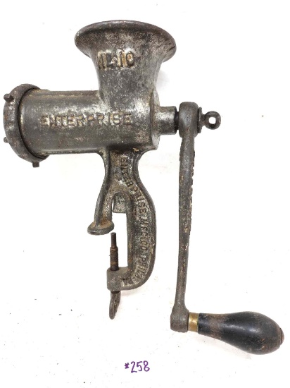 No.10 Enterprise Meat Chopper "Tinned"