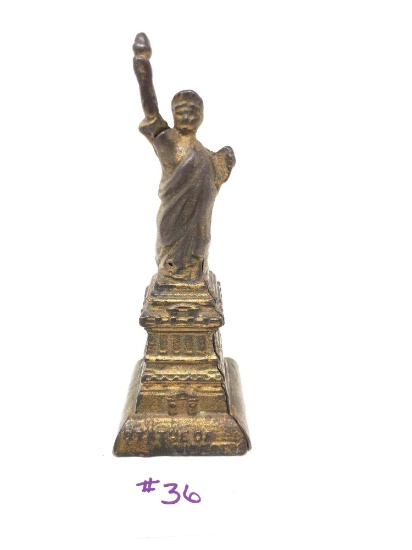 Statue Of Liberty Cast Iron Still Bank