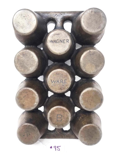 Wagner Ware B Gem / Popover Pan