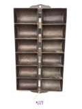 Unmarked French Roll Pan Cast Iron