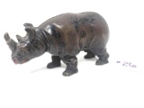 Rhino Cast Iron Still Bank