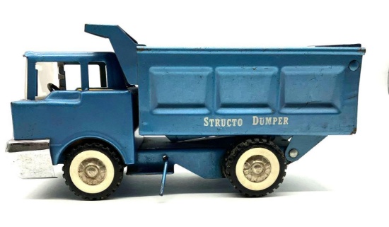 Blue Structo Dumper Truck