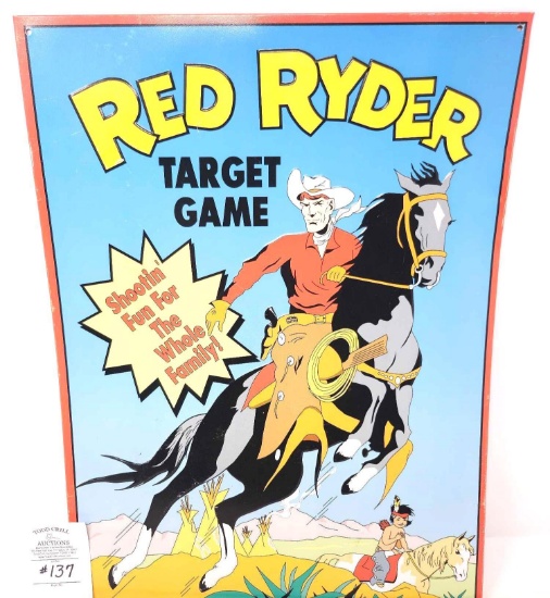 1993 Red Ryder Metal Sign
