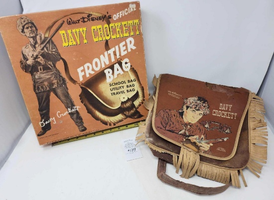 Walt Disneys Official Davy Crockett Bag