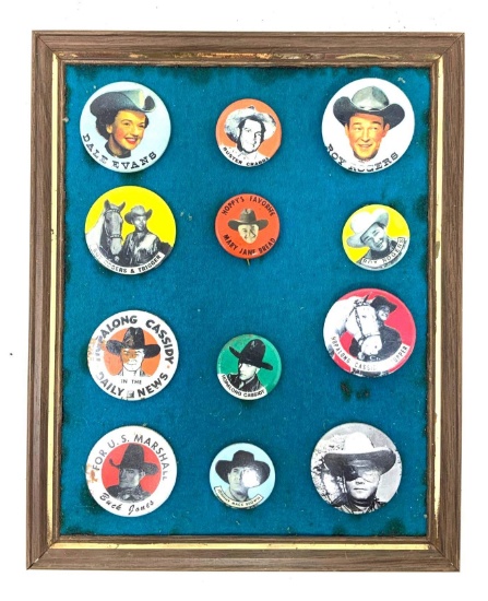 Antique Cowboy Legend Pins