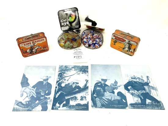 Vintage Lone Ranger and Hopalong Cassidy Items