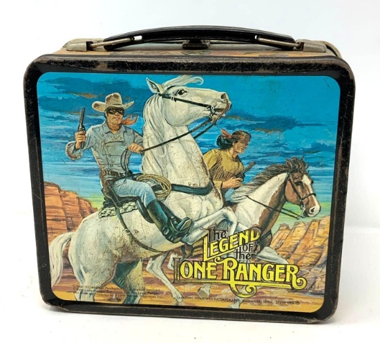 Vintage 1980 Aladdin Lone Ranger Lunch Box
