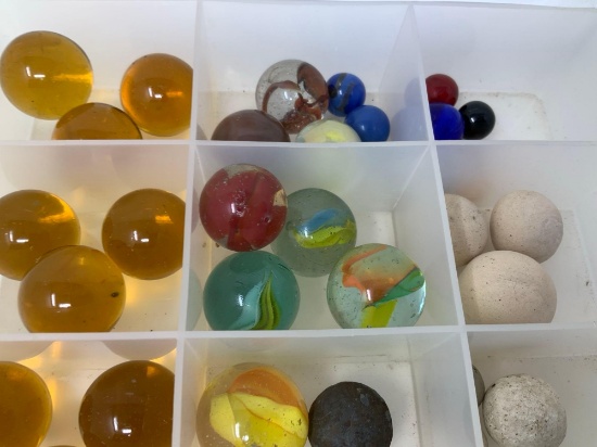 Clay - Glass Eye - Shooter and Misc Marbles