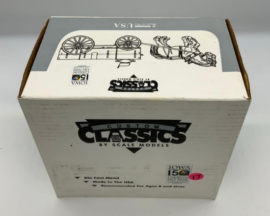 Custom Classics Scale Models GR-6001 Blue Corn Wagon and Horse NIB