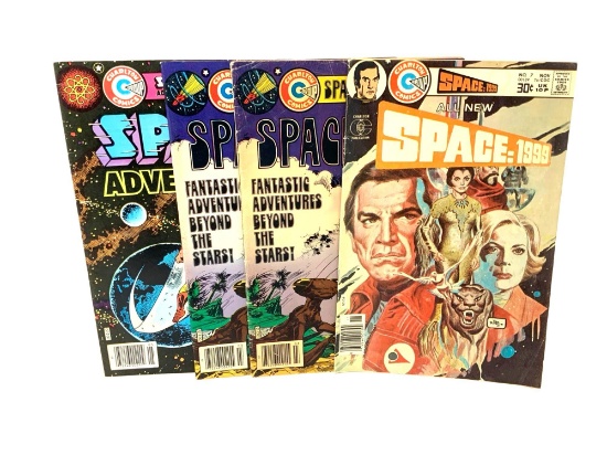 4 - Charlton Space Comic Books