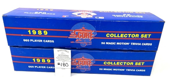 2 - 1989 Major League Baseball Score Collector Set Trivia Cards