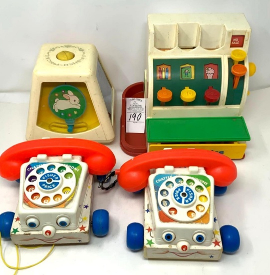 4 - Vintage Fisher Price Toys