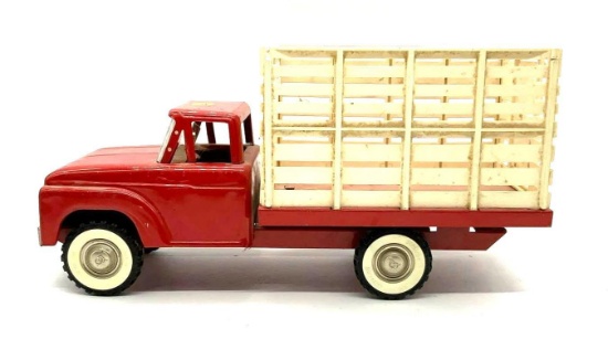 Structo Red Livestock Truck