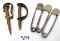 2 Early Shucking Pegs And 3 Saddle Nlanket Pins