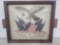 Silk Embroidered Eagle Serving Tray