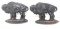 Pair Of Buffalo Cast Iron Book Ends