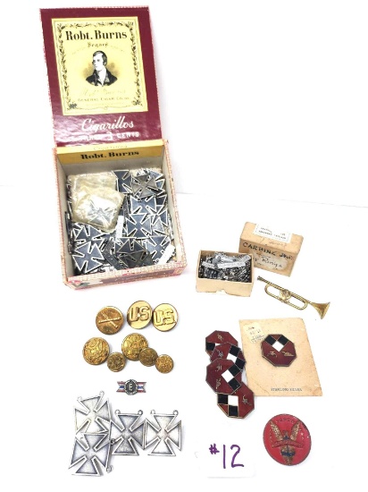 Large Lot Of Medals "Lots Of Sterling"