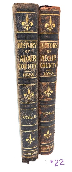 History Of Adair County Iowa Vol.1 And 2