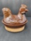 Pottery Type Hen On Nest