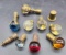 10 Vintage Variety Lamp Finials