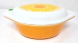 Vintage PYREX Sunflower 043 Oblong Casserole Dish