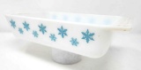 Vintage PYREX Snowflake 575 B 2 Qt Casserole w/Lid