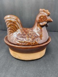 Pottery Type Hen On Nest