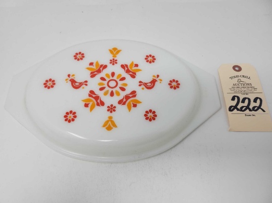 Pyrex Penn Dutch/Friendship Opal Casserole Lid