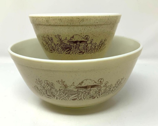 Pyrex Forest Fancies 401 and 403 Mixing Bowls