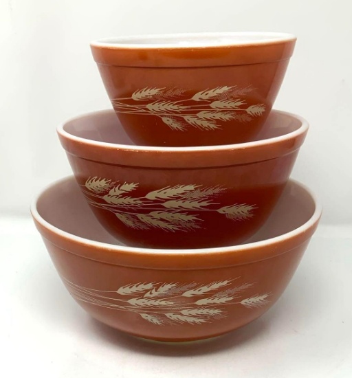 Pyrex Autumn Harvest Mixing Bowls