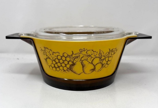 Pyrex Harvest Promotional 475 qt Casserole w/ Lid