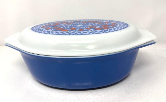 Pyrex New Holland 045 Oval Casserole w/ Lid