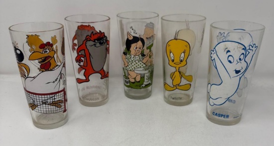 5 - Pepsi Cartoon Collector Glasses