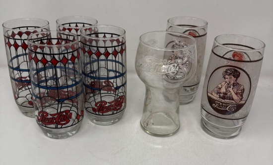 7 - Pepsi Collector Glasses