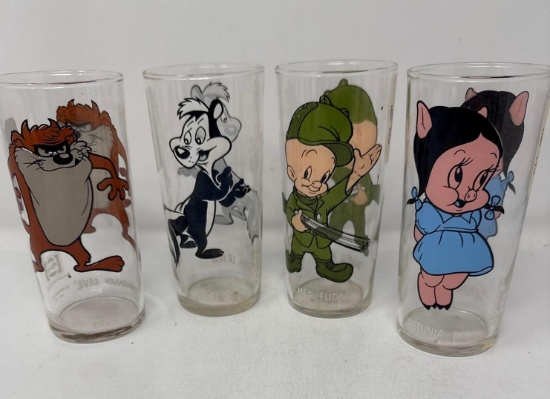 4 - Pepsi Cartoon Collector Glasses