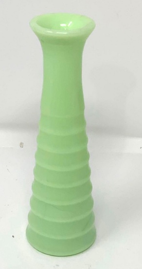 Uranium Jadeite Bud Vase